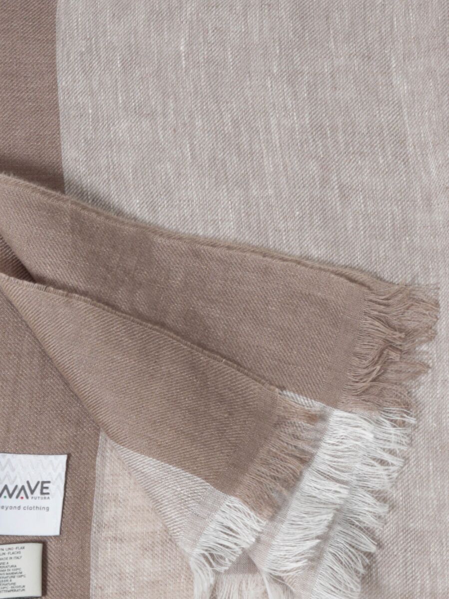 Linen scarf - Ivory