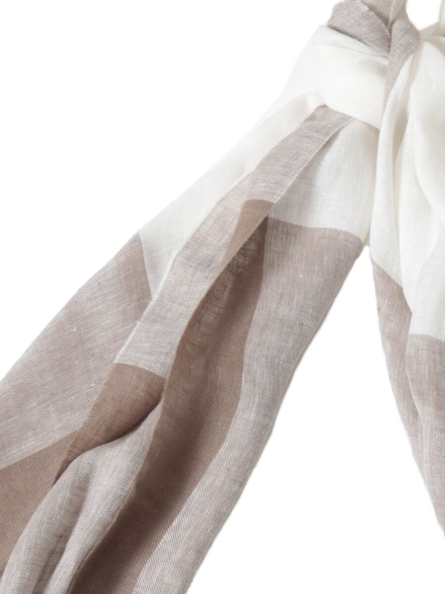 Linen scarf - Ivory