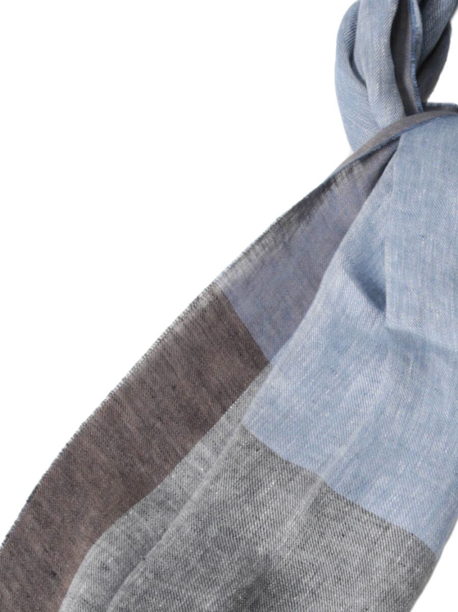 Linen scarf - Sugar paper blue