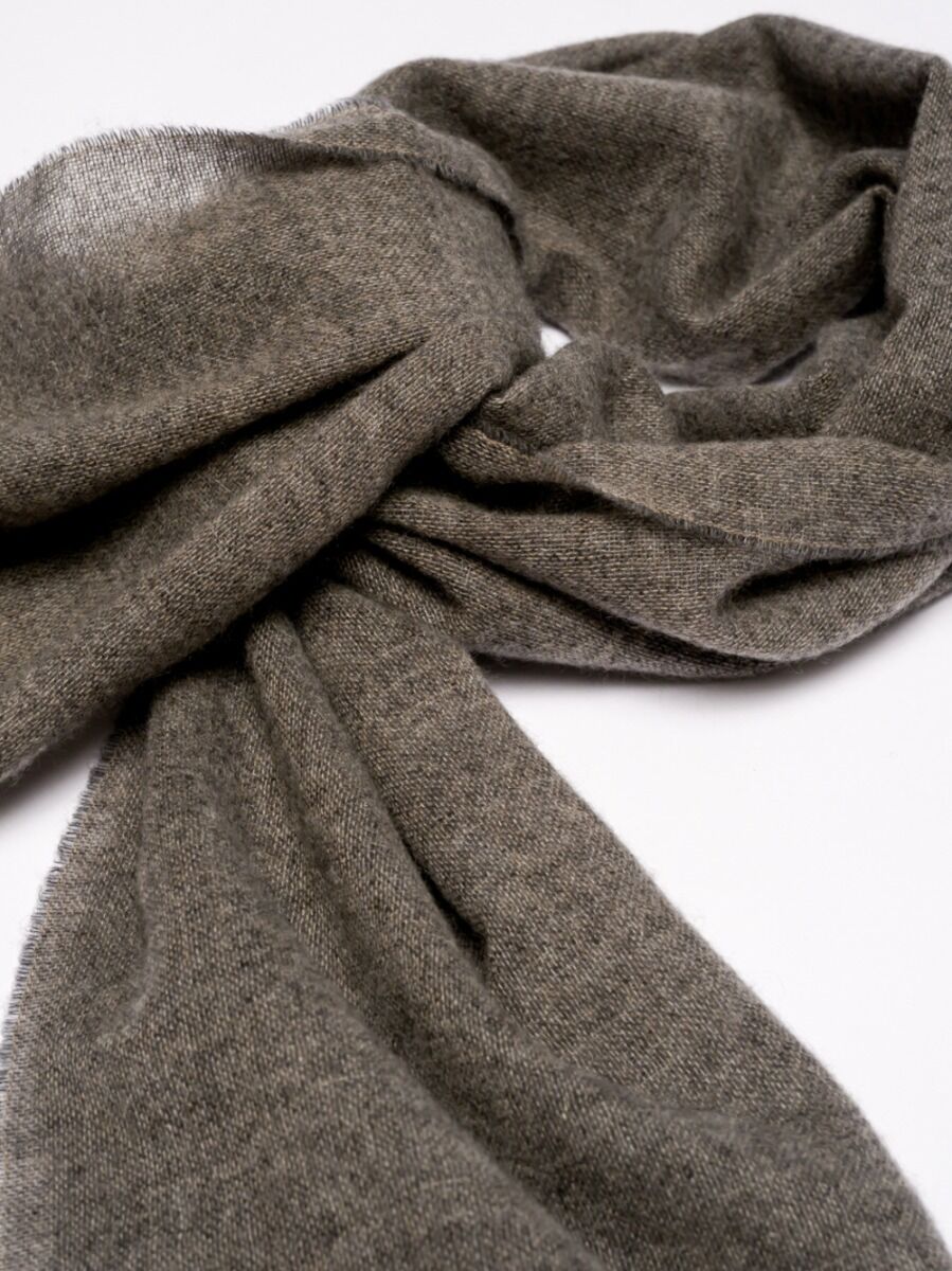 Cashmere Melange Grey Scarf
