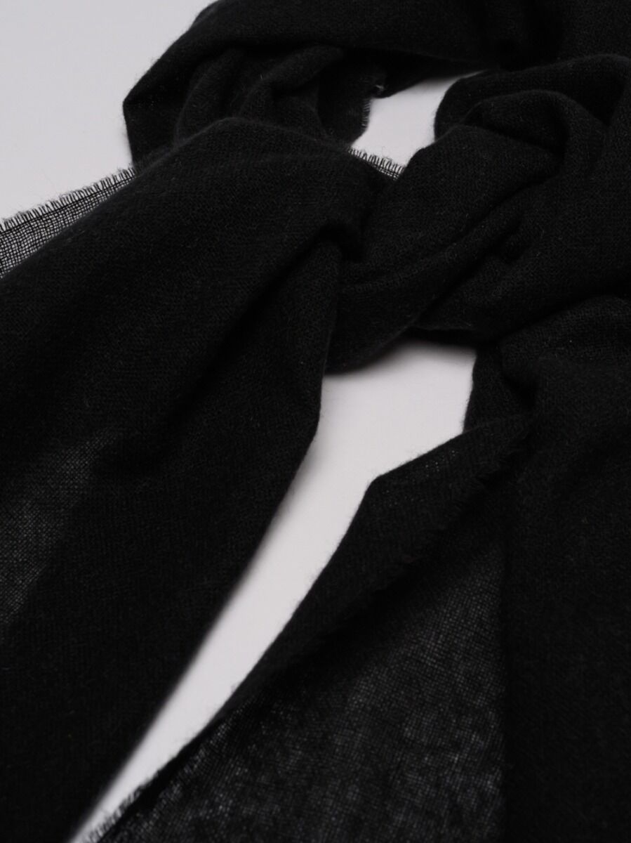 Cashmere Black Scarf