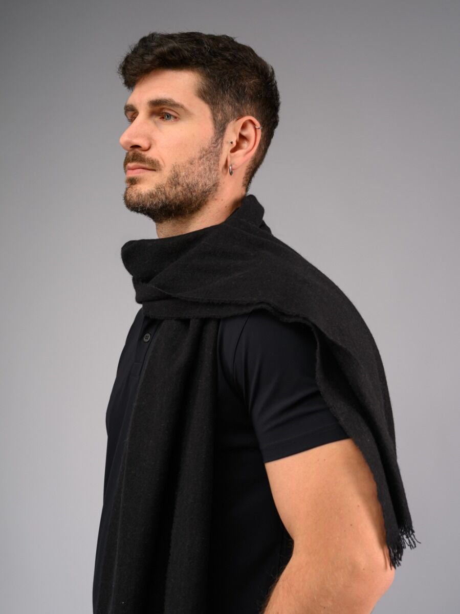 Cashmere Black Scarf