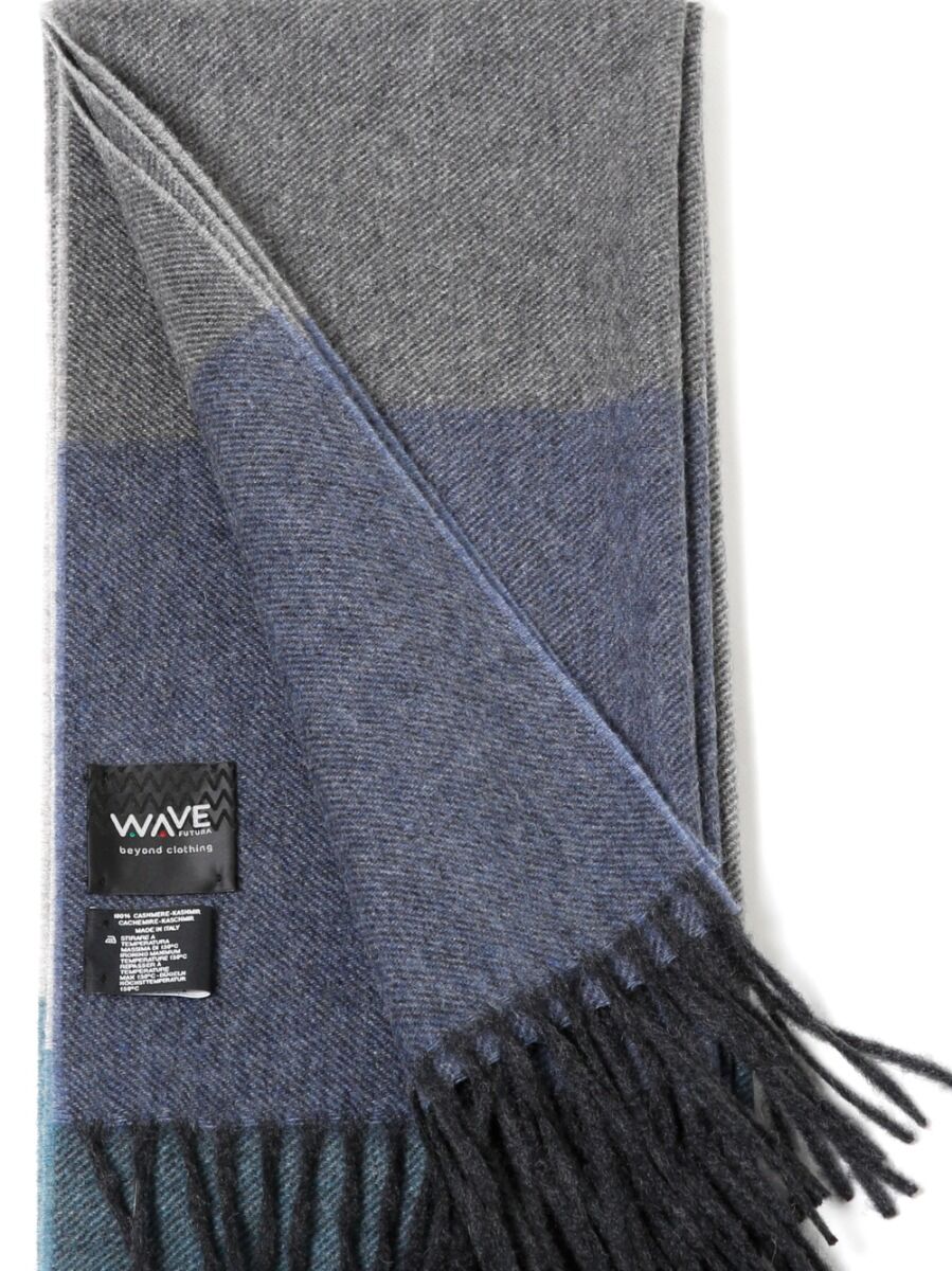 Sciarpa Cashmere Grigio Azzurra