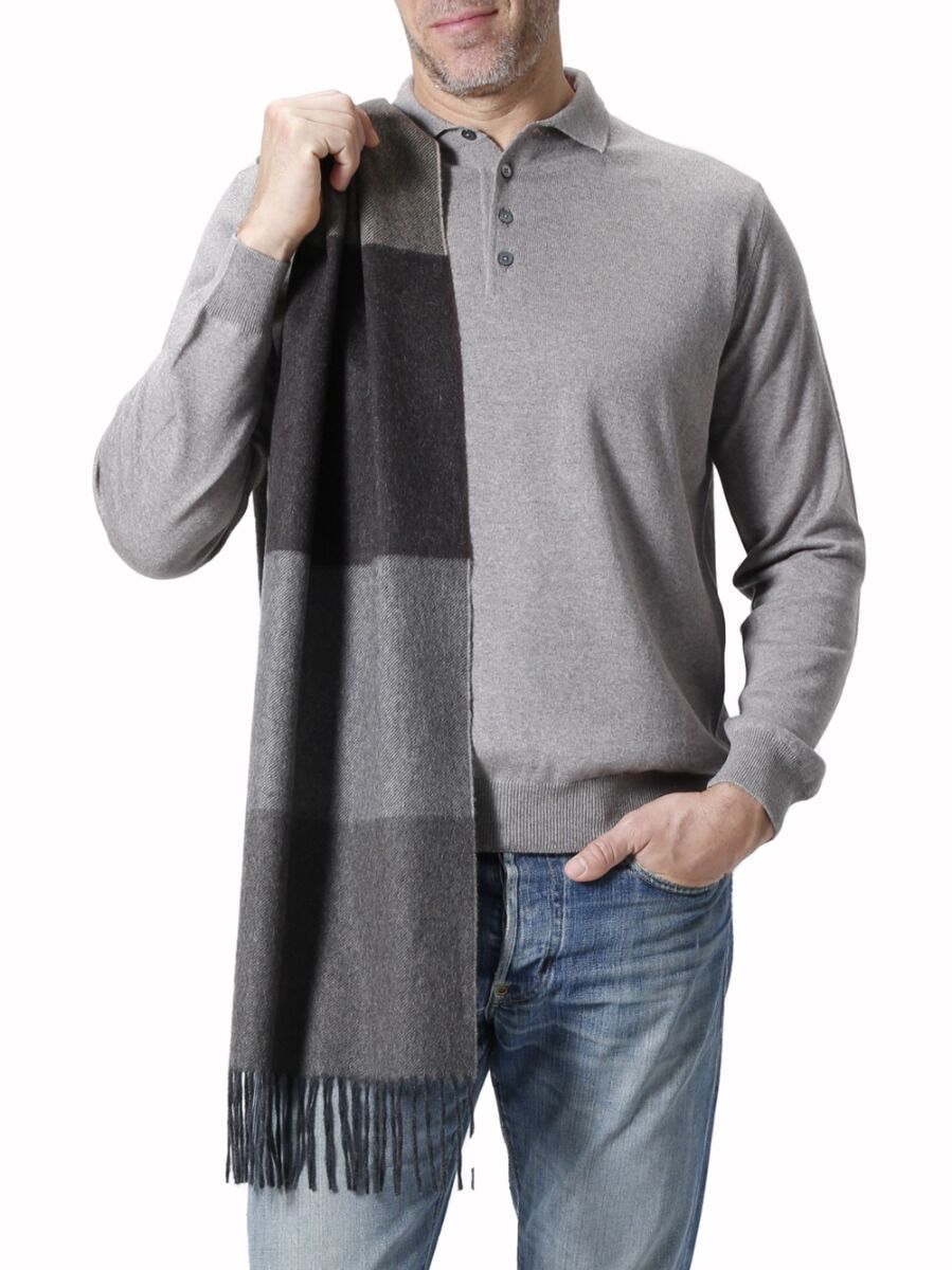 Sciarpa Cashmere Tortora Marrone