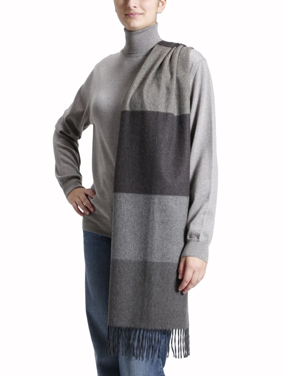 Sciarpa Cashmere Tortora Marrone