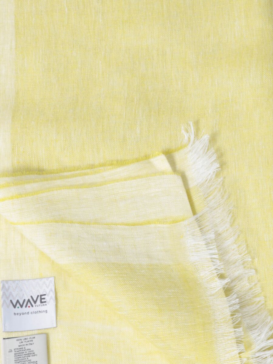 Linen stole - Yellow
