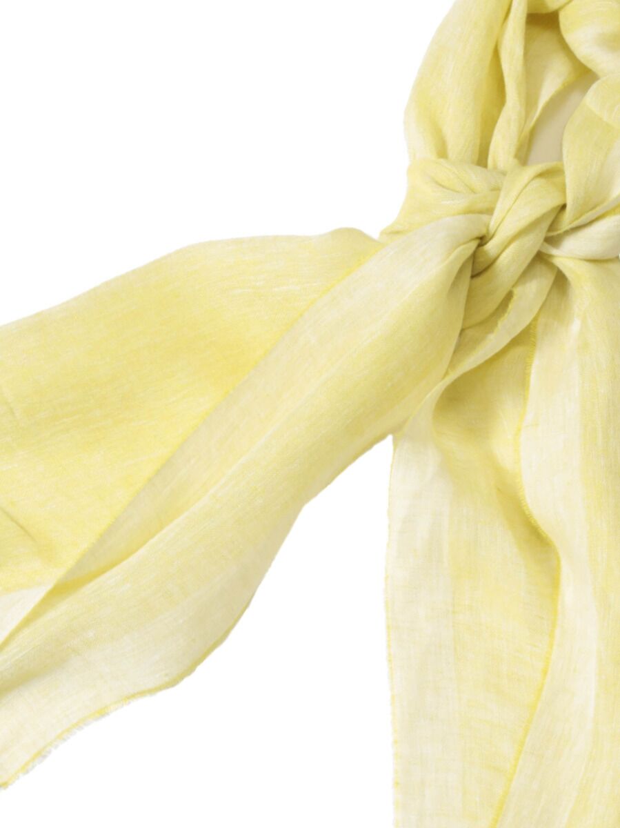 Linen stole - Yellow