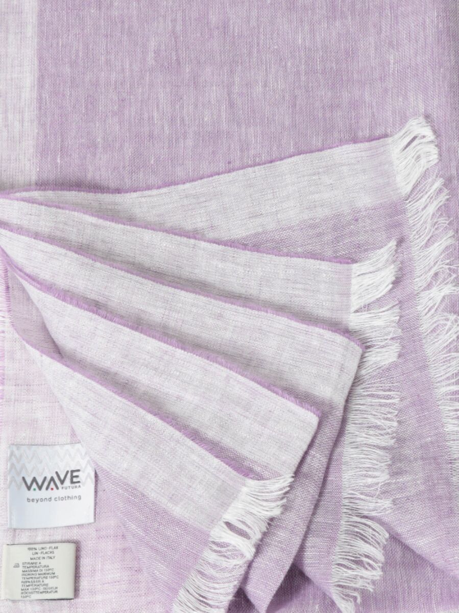 Linen stole - Lilac