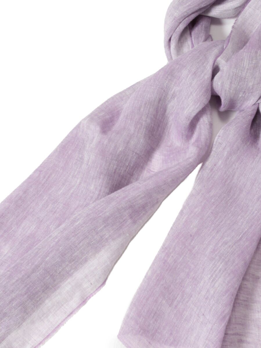 Linen stole - Lilac