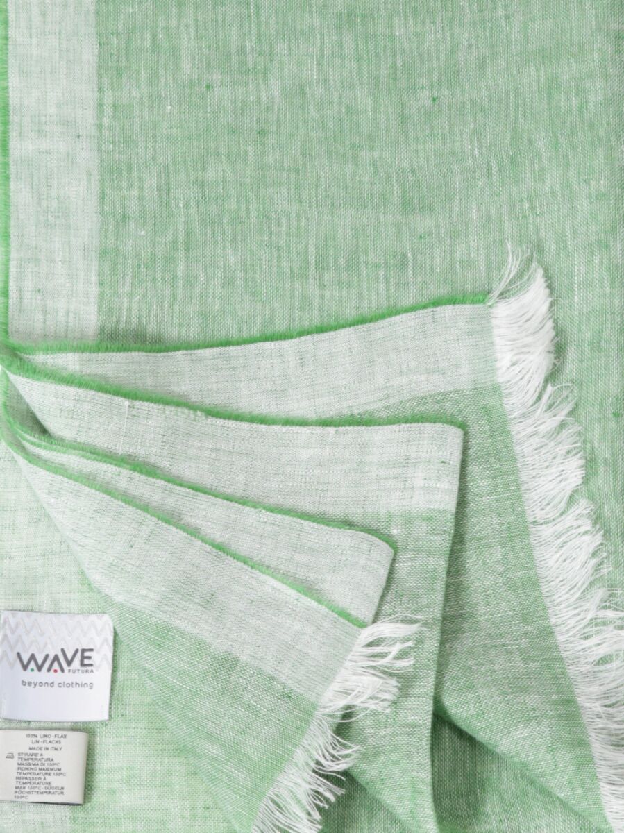 Linen stole - Green