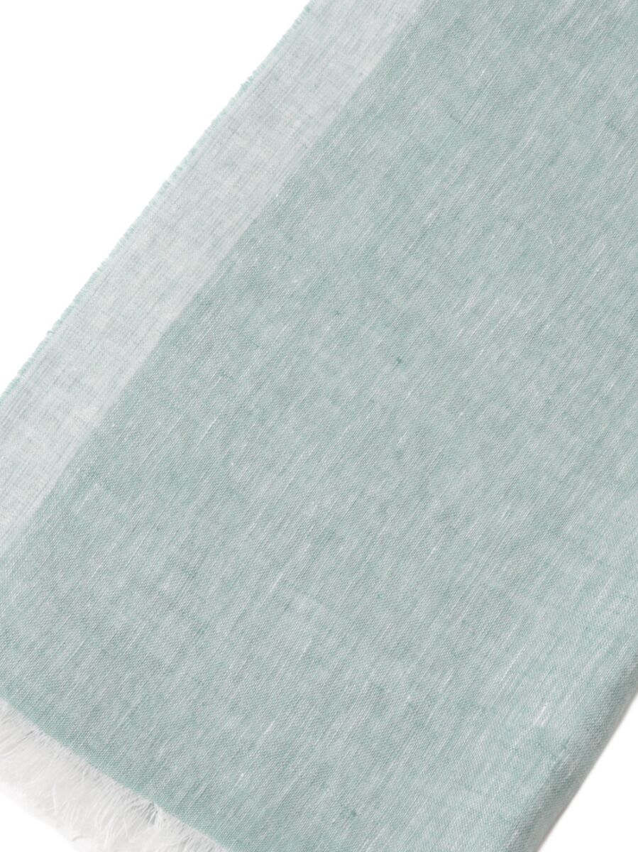 Linen stole - Teal