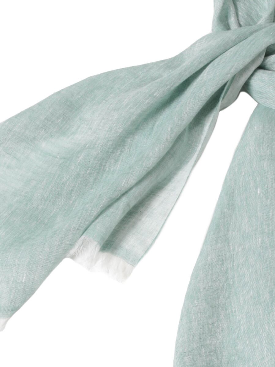 Linen stole - Teal