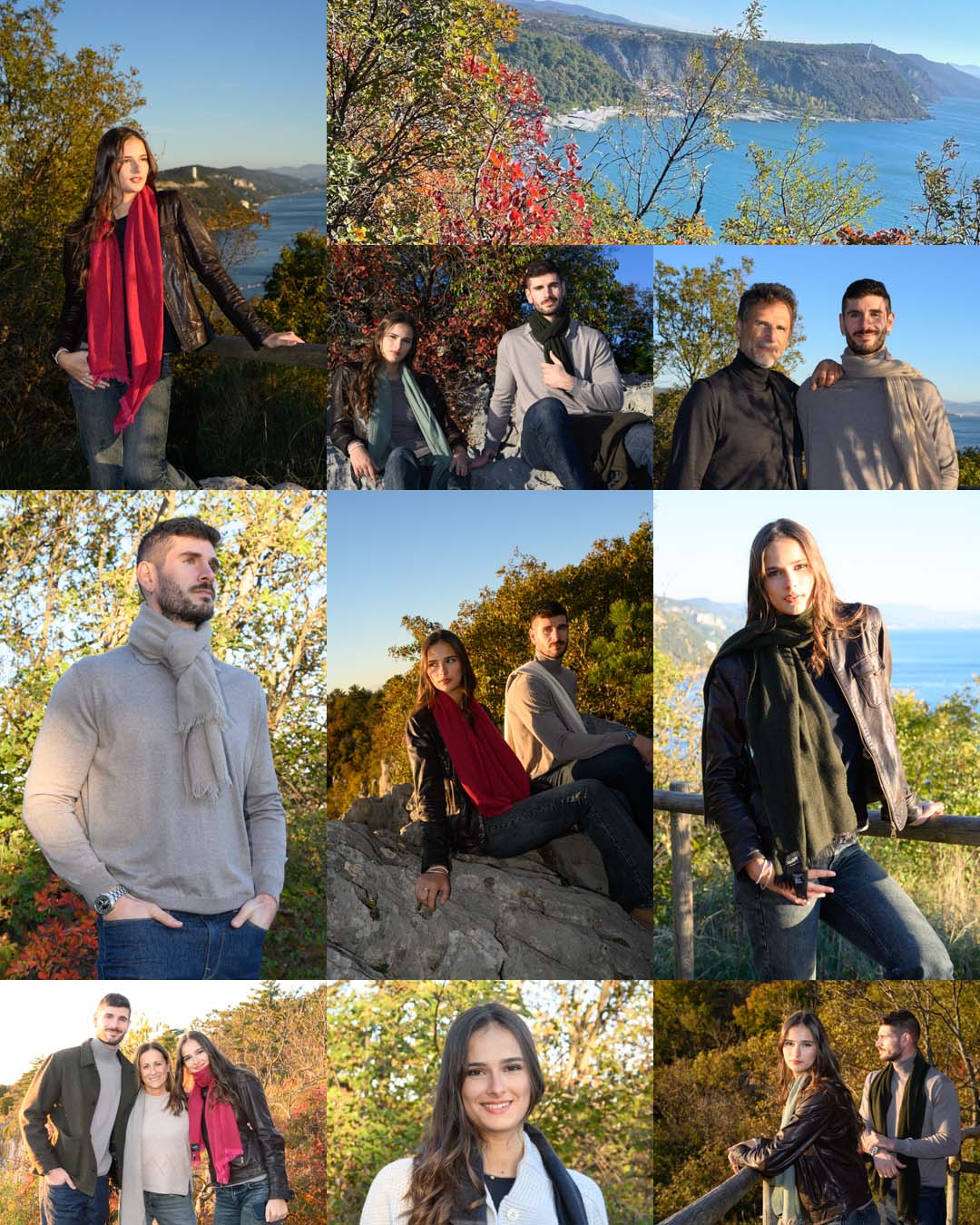 Sciarpe in cashmere WAVE