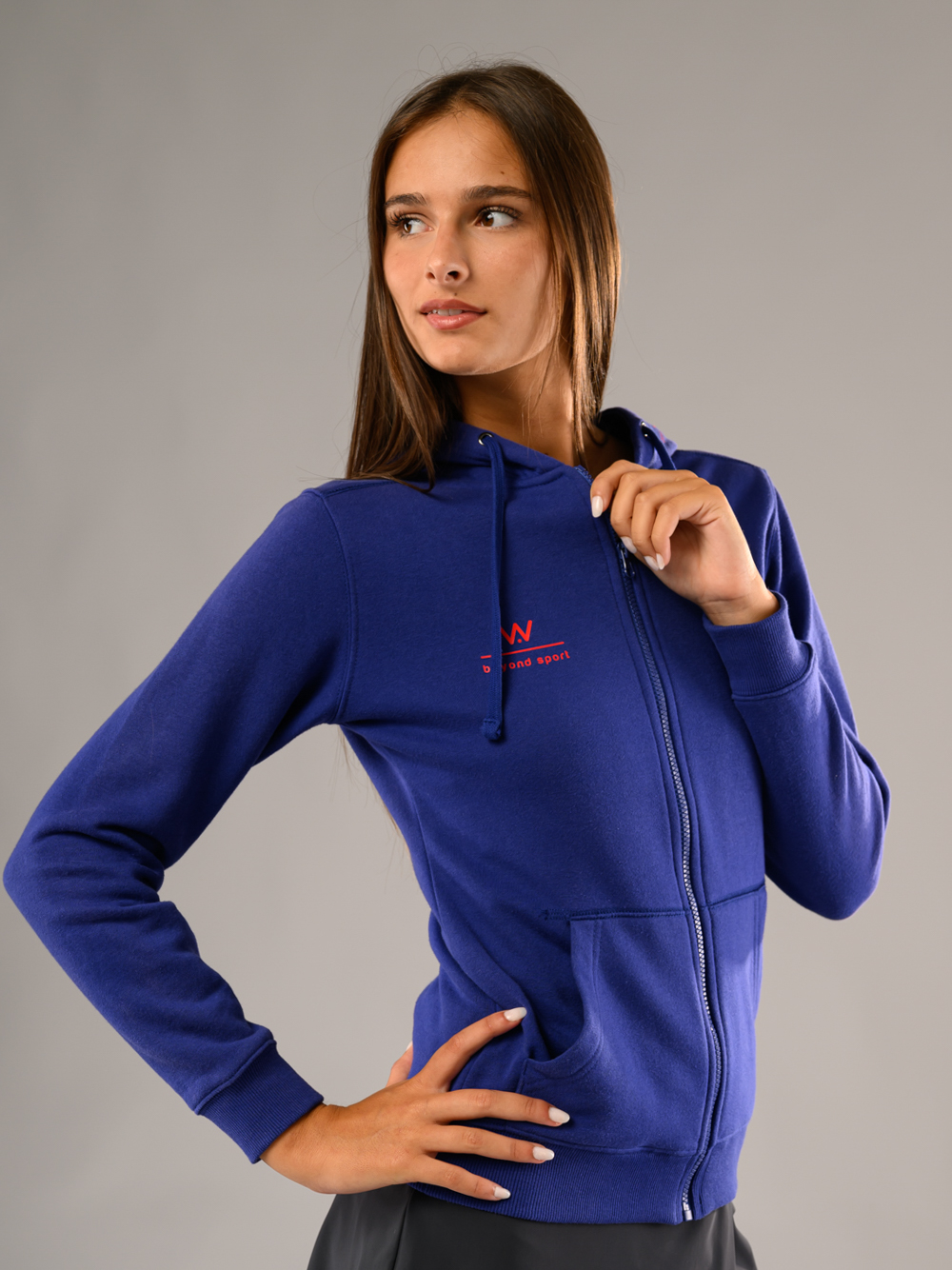 Immagine Felpa ZIP Baltimora Blu