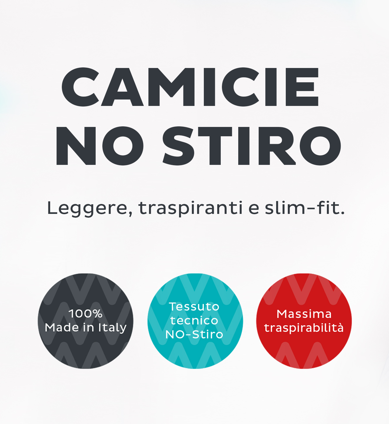 Camicie no stiro per tutta la famiglia