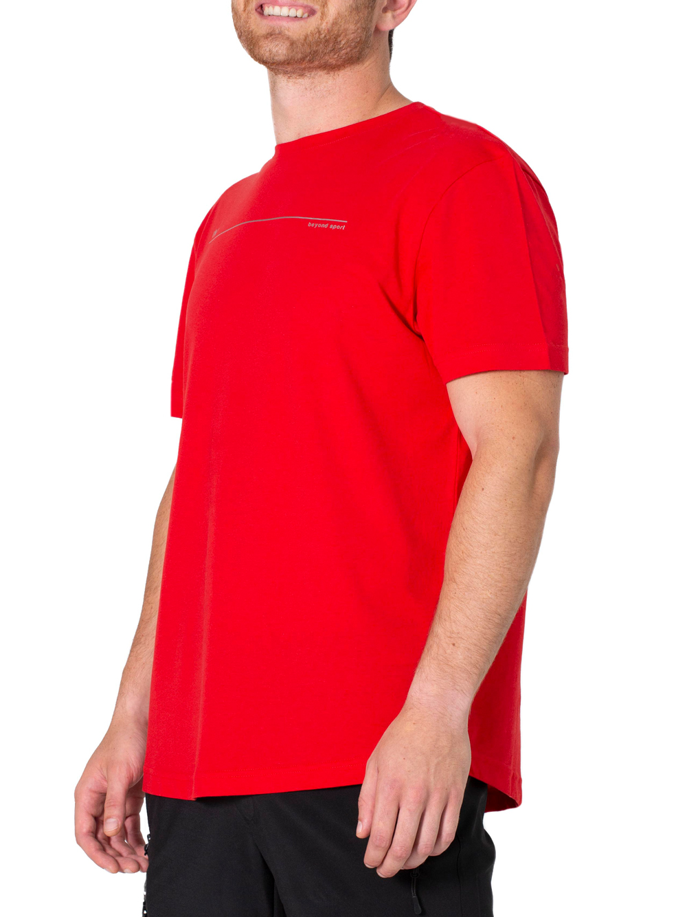 T-shirt uomo sport padel Shangai Rossa